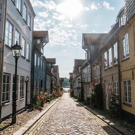 Grosses Apartment Mit 2 Balkonen Zentral Am Nordertor フレンスブルク エクステリア 写真