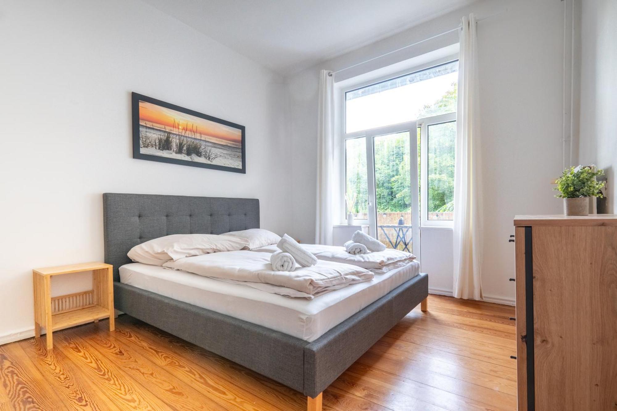 Grosses Apartment Mit 2 Balkonen Zentral Am Nordertor フレンスブルク エクステリア 写真