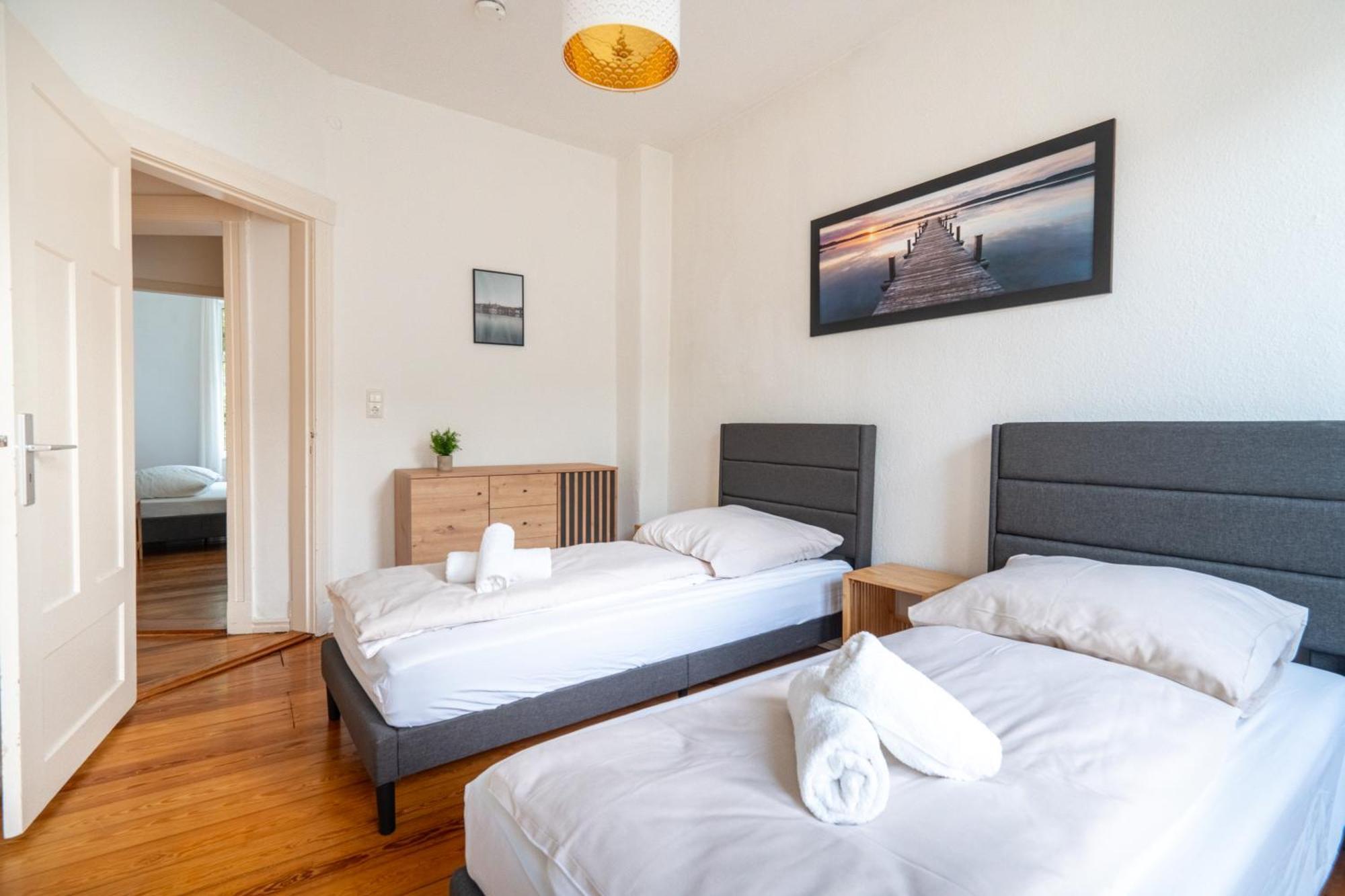 Grosses Apartment Mit 2 Balkonen Zentral Am Nordertor フレンスブルク エクステリア 写真