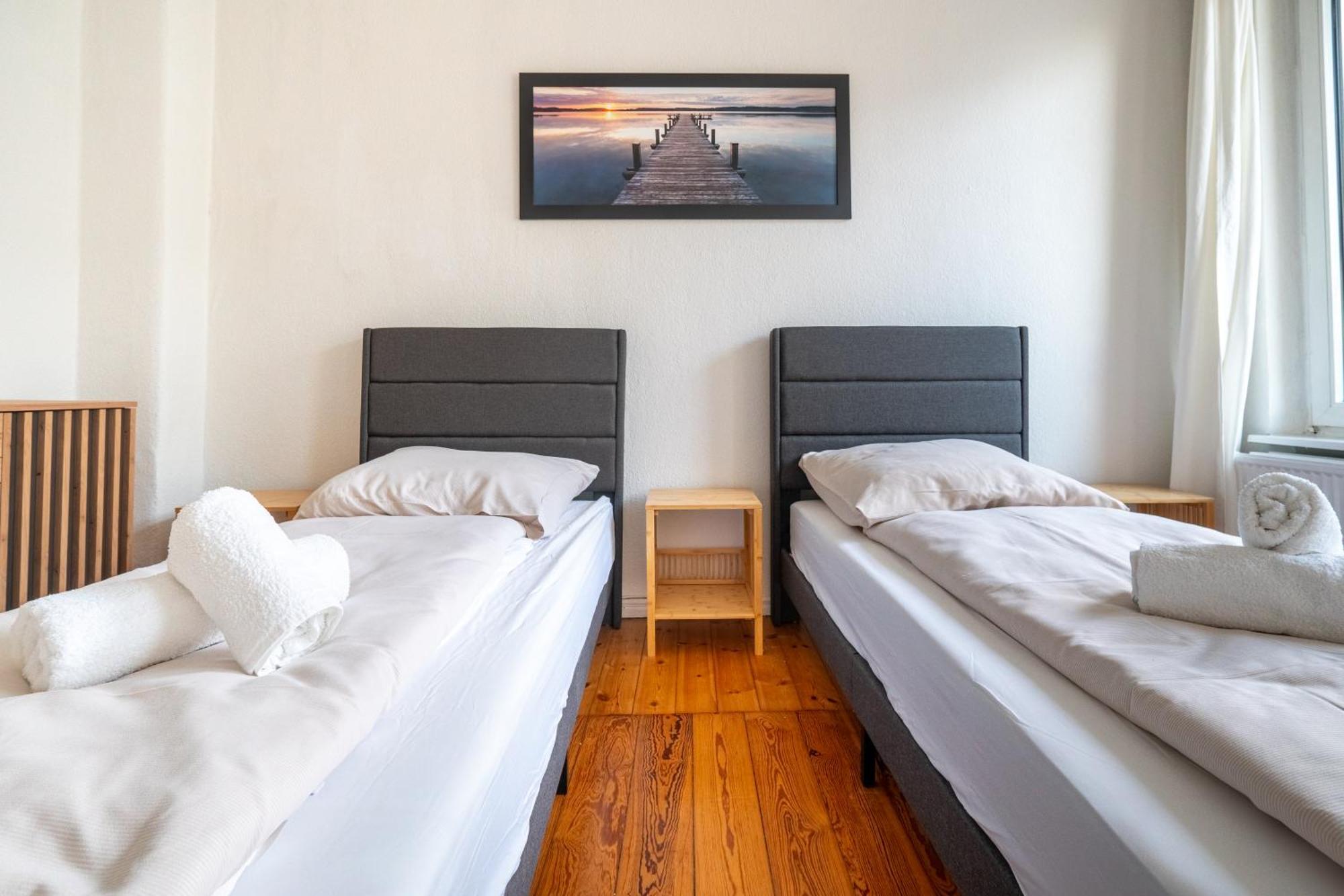 Grosses Apartment Mit 2 Balkonen Zentral Am Nordertor フレンスブルク エクステリア 写真