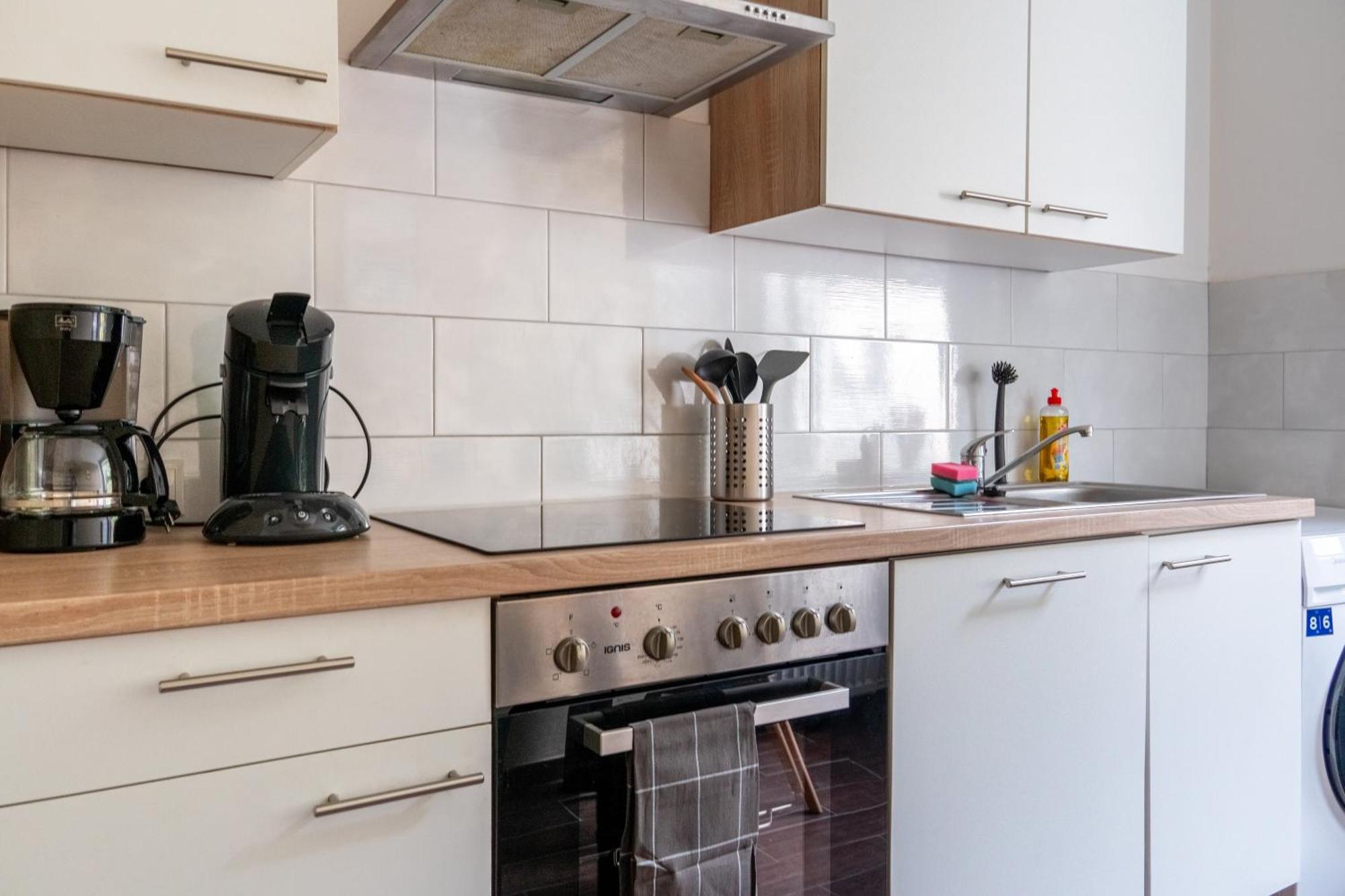 Grosses Apartment Mit 2 Balkonen Zentral Am Nordertor フレンスブルク エクステリア 写真